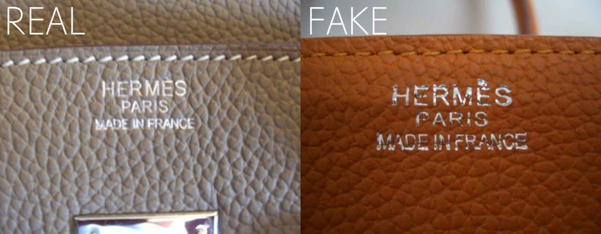 Real Hermes Birkin vs. Fake Hermes Birkin