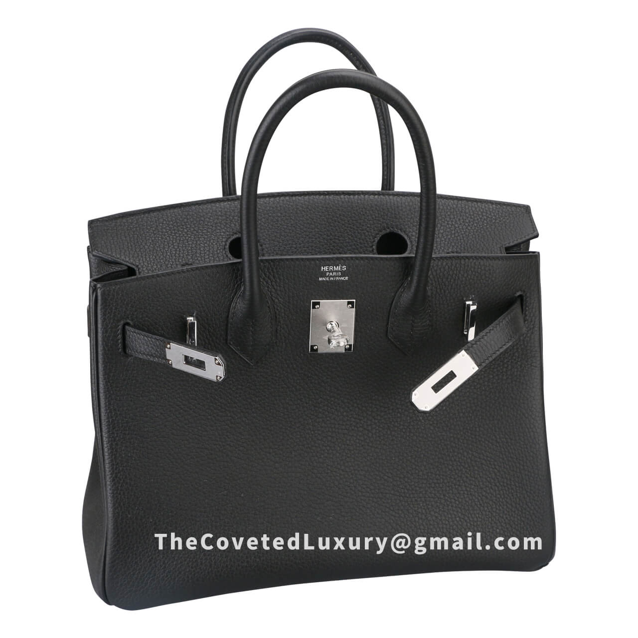 Hermes Birkin bag 35 Black Togo leather replica - Affordable Luxury Bags