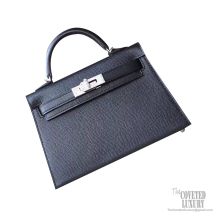 Hermes Mini Kelly 22 Pochette Bag ck35 Gold Tadelakt GHW