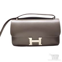 Hermes Kelly 25 Handbag 9J Feu Epsom GHW