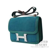 Hermes Mini Constance 18 Bag 4Z Gris Mouette Epsom SHW