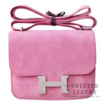 Hermes Constance III Bag 24 PINK Special Order Rose Azalee & Trench  w/Rose Gold