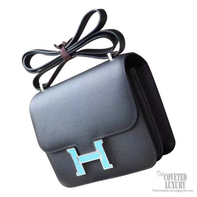 Hermes Mini Kelly II Bag ck89 Noir Epsom PHW