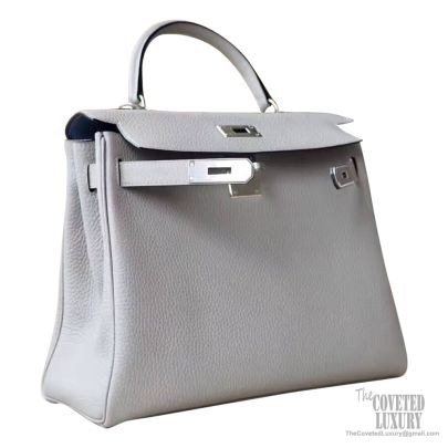 Kelly 25 Gris Mouette Togo PHW
