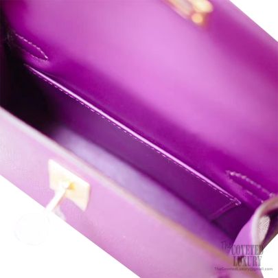 Forubags Hermes Kelly Mini II Epsom Handmade Silver Buckle Anemone Purple –  19 cm - kitlife.ru in 2023