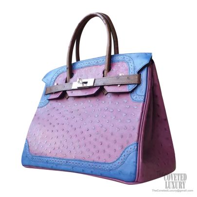 Hermes Birkin 35 Iris Purple Bag – Sourcery