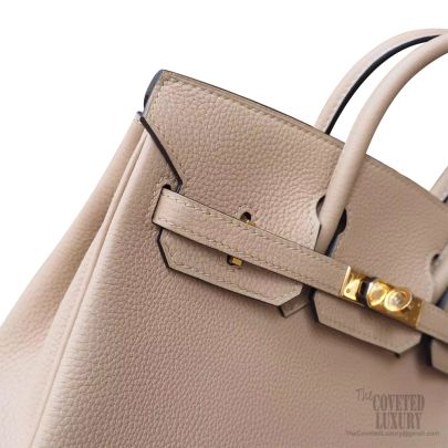 Hermes Birkin 30 Bag Gris Tourterelle Rose Gold Hardware Togo Leather