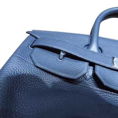 Hermès Massai Bag Large Model in Blue Leather Superb -  Norway