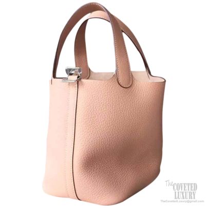 Hermes Taurillon Clemence Kelly 35 Handbag Pink in 2023
