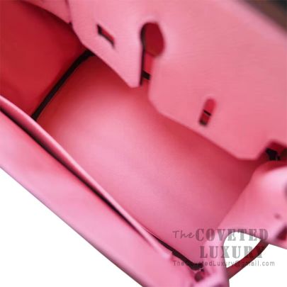 Hermès Birkin 25 Sellier Epsom Rose Confetti GHW - Kaialux