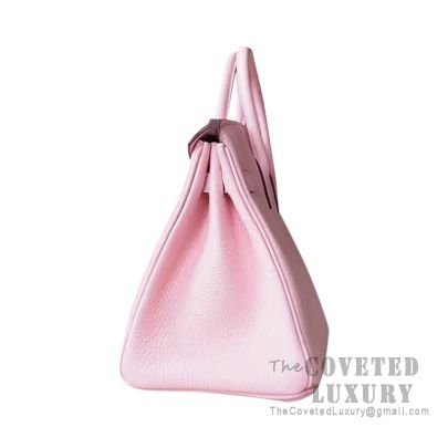 Hermès Pink Rose Togo Birkin Bag