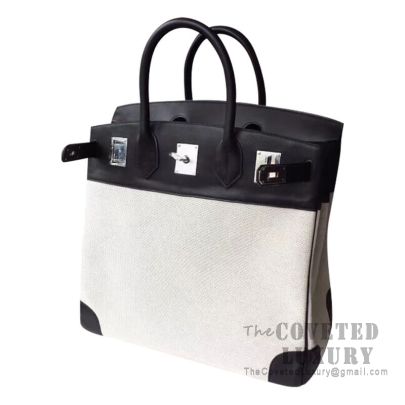 Sold at Auction: Hermes Noir 'Birkin' 40 Bag with Twilly