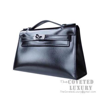 MINI KELLY POCHETTE BLACK - Bags Of Luxury