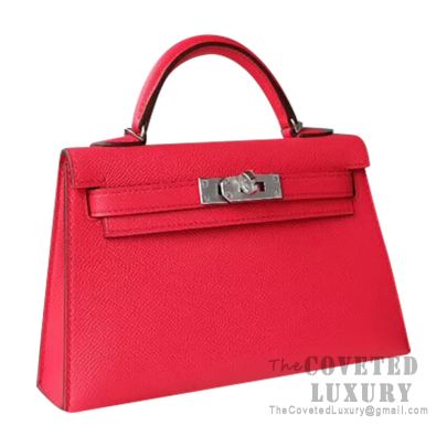 Hermès 1958 Pre-owned Mini Kelly 15 Two-Way Bag - Red
