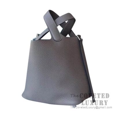 Hermès Picotin Lock 18 bag + Hermès Gris-Gris Rodeo Horse Bag Charm MM –