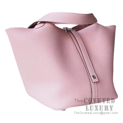Hermès Picotin Lock Rose Mexico Clemence Handbag