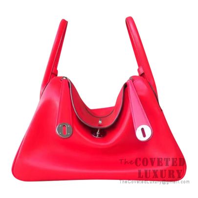 Hermes Lindy 26 Bag S5 Rouge Tomate Clemence SHW