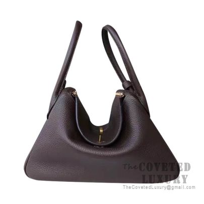 Replica Hermes Lindy Mini Bag In Black Clemence Leather GHW